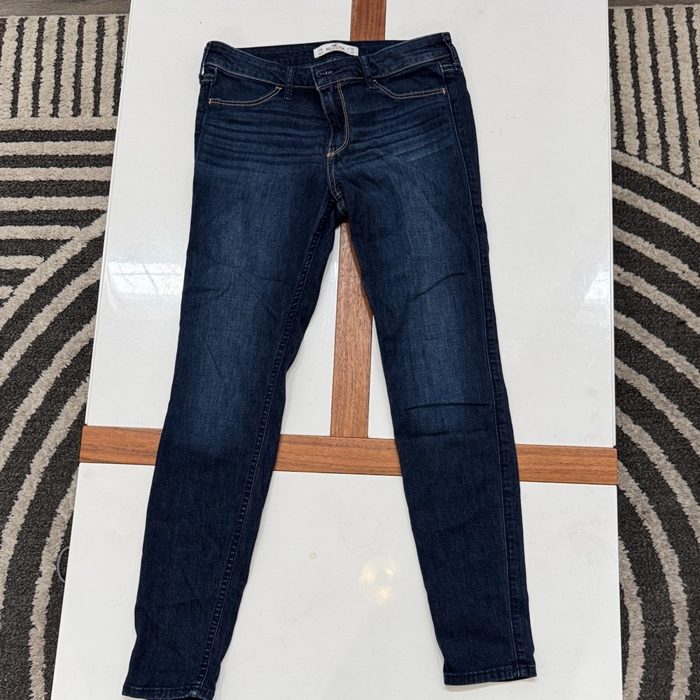 Hollister Women's Deep Indigo Skinny Jeans